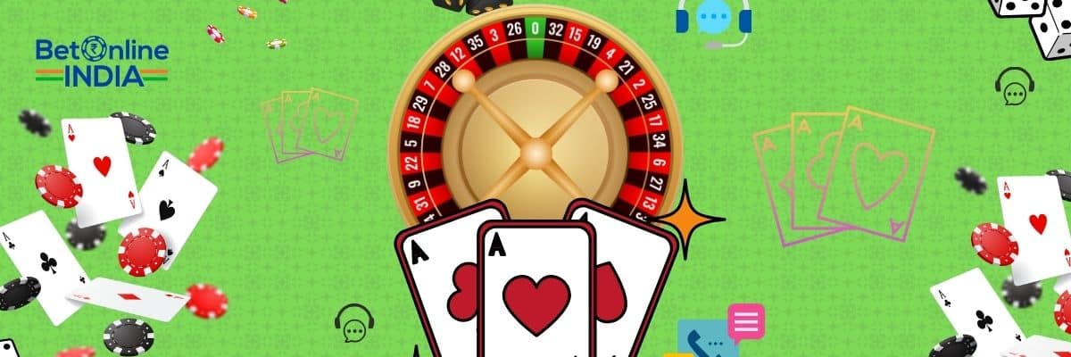 Casino with playing cards image